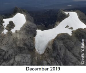 Figure 3. The thinning of Puncak Jaya's ice sheets (BMKG, 2025).