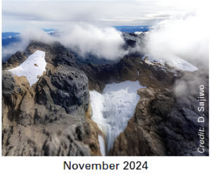 Figure 3. The thinning of Puncak Jaya's ice sheets (BMKG, 2025).
